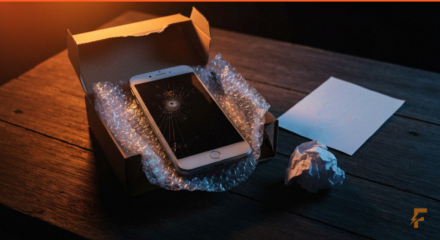 Illustration : Les 7 arnaques iPhone sur Vinted (je les ai toutes vues)